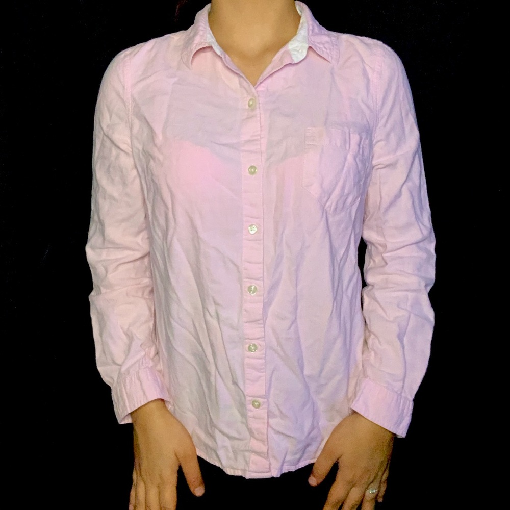 Old navy button up pink